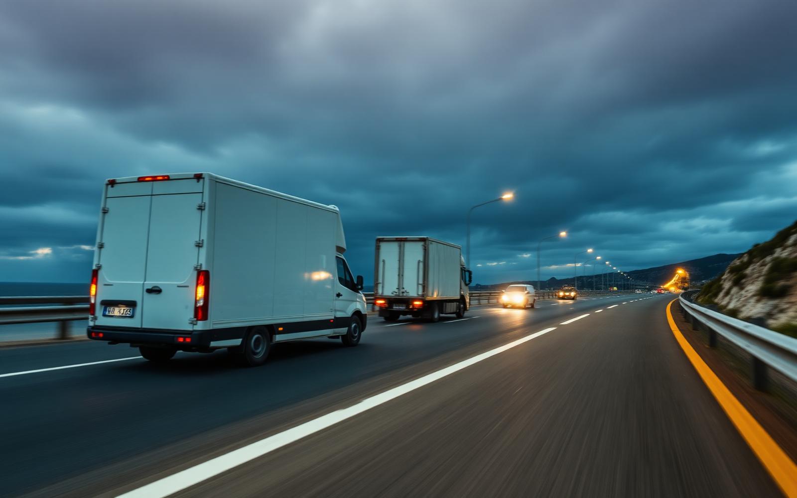 Transporte de mercancías organizado desde el ordenador